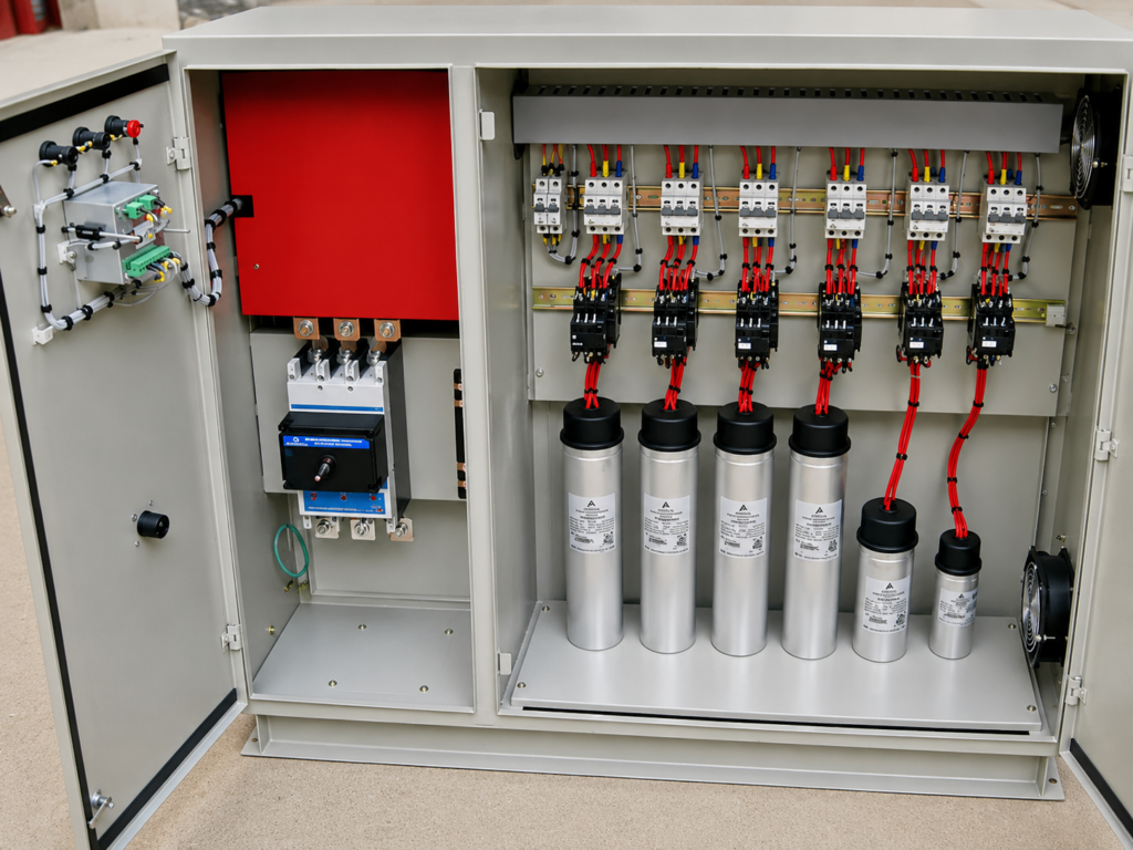 APFC Panel
Automatic Power Factor Correction Panel
Power Factor Correction Panel
Power Factor Improvement Panel
APFC Panel Manufacturer